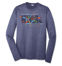 Load image into Gallery viewer, Blue Long-Sleeve Bloomsday Souvenir Shirt
