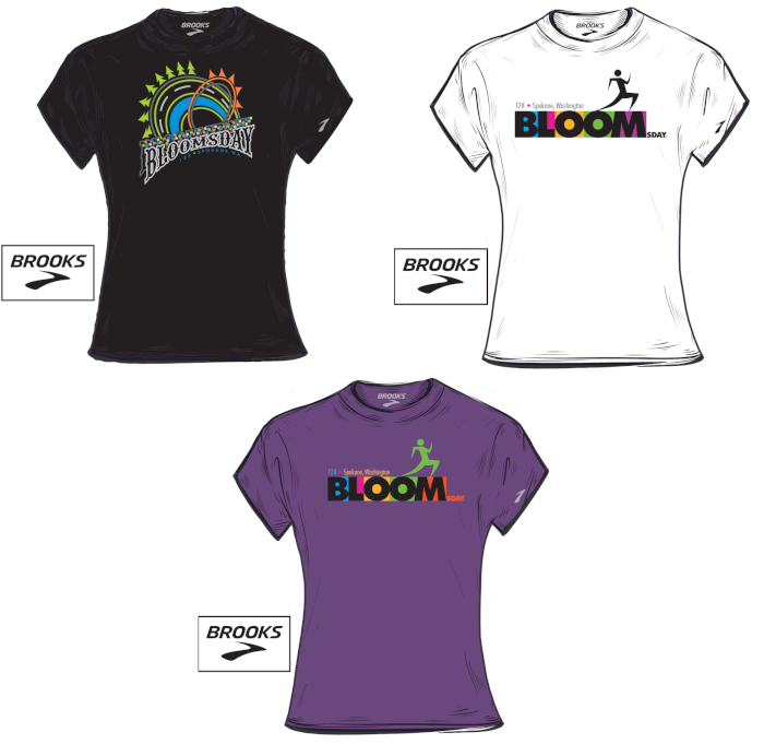 Women’s Short-Sleeve Bloomsday Performance Shirts by Brooks